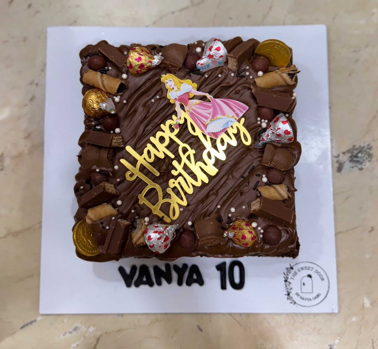 Loaded brownie celebration cake