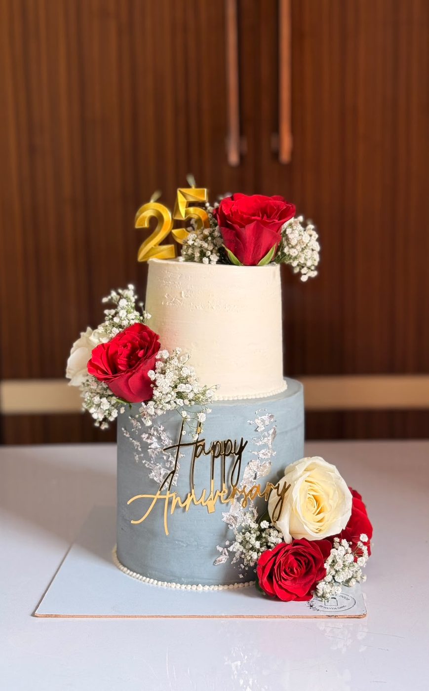 Yellow safari first birthday cake